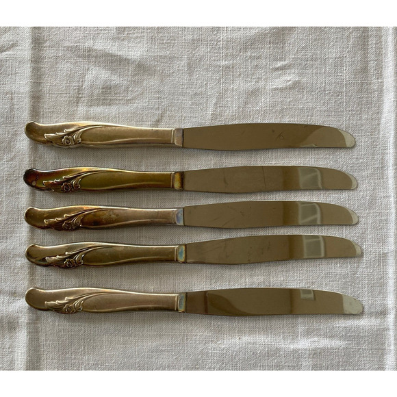 35 PC WM Rogers International Exquisite Reinforced Silverplate w Iced Tea Spoons - Picture 7 of 13